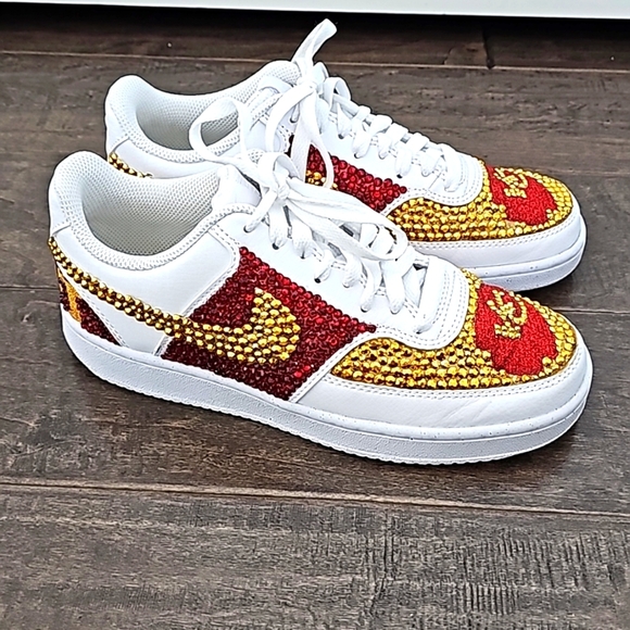 Kansas City Chiefs Women's Nike Custom Sneakers sz 6.5 - Picture 6 of 9